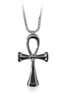 Grim reaper costume: Death's Ankh necklace from Sandman